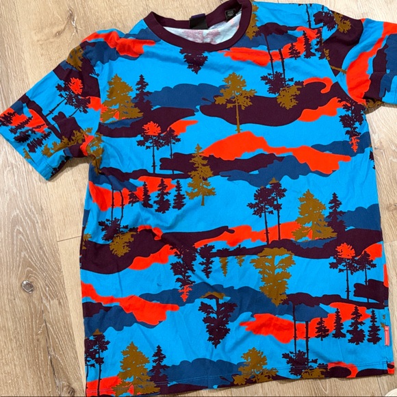 Scotch & Soda Colorful Landscape Tee - Picture 1 of 3